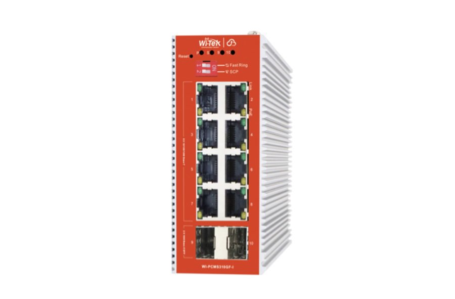 WI-PCMS310GF-I 8GE+2SFP Cloud L2 Mannaged Endüstriyel  PoE Switch
