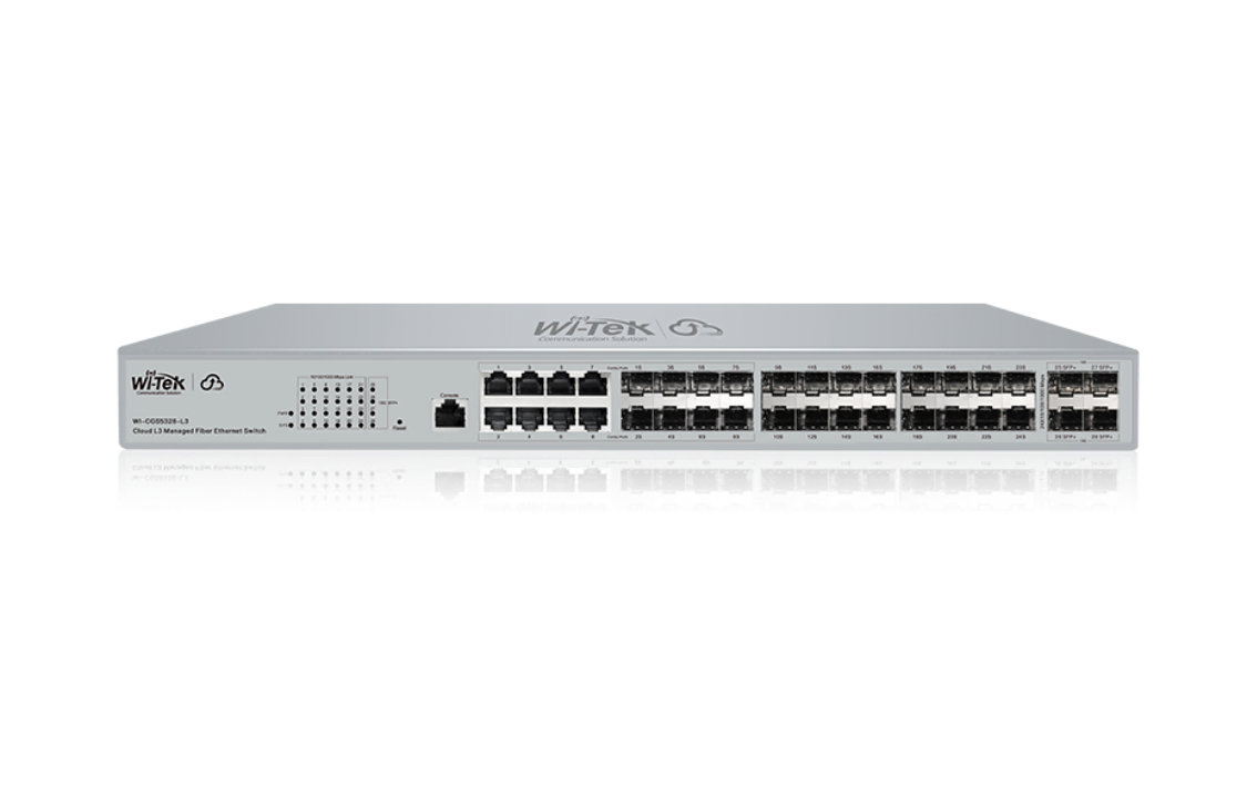 WI-CGS5328-L3 V2  8*1000Mbps Combo Ports,16*1000Mbps SFP Slots, 4*10Gbps SFP