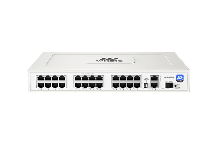 WK-PS227GF 24FE PoE + 2GE Uplink + 1GE SFP Port 280W PoE Switch