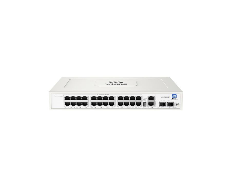 WK-PS328GF 24GE PoE + 2GE Uplink + 2GE SFP 285W PoE Switch