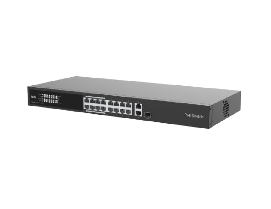 NSW3000-16T1GT1GC-LPOE-IN 16x10/100Mbps + 1x1000Mbps + 1000Mbps Combo port 265w L2 PoE Switch