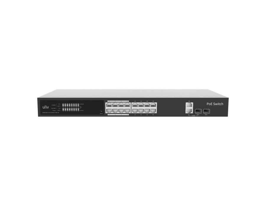 NSW2100-17GT1GP1GC-POE-IN 16GE + 1GE + 1 SFP Uplink 250W Cloud Easy Smart PoE Switch