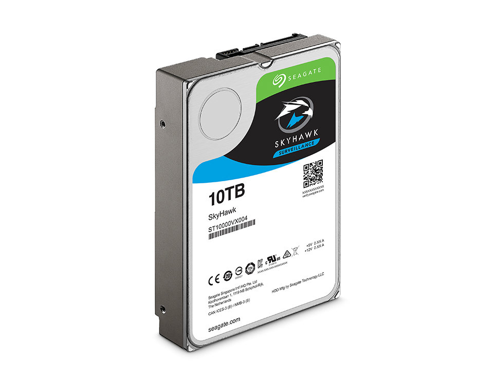 Seagate SKYHAWK 10TB 7200Rpm 3.5" Sata RV Sensör Güvenlik Diski ST10000VX0004