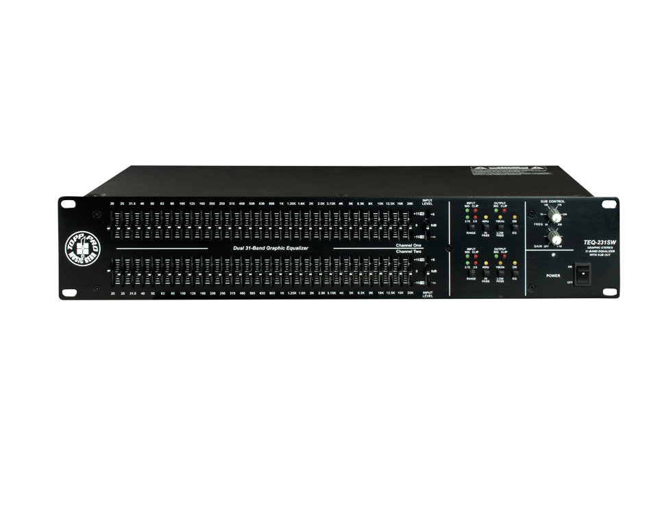 TEQ-231SW - 2 x 31 Band Grafik Ekolayzır