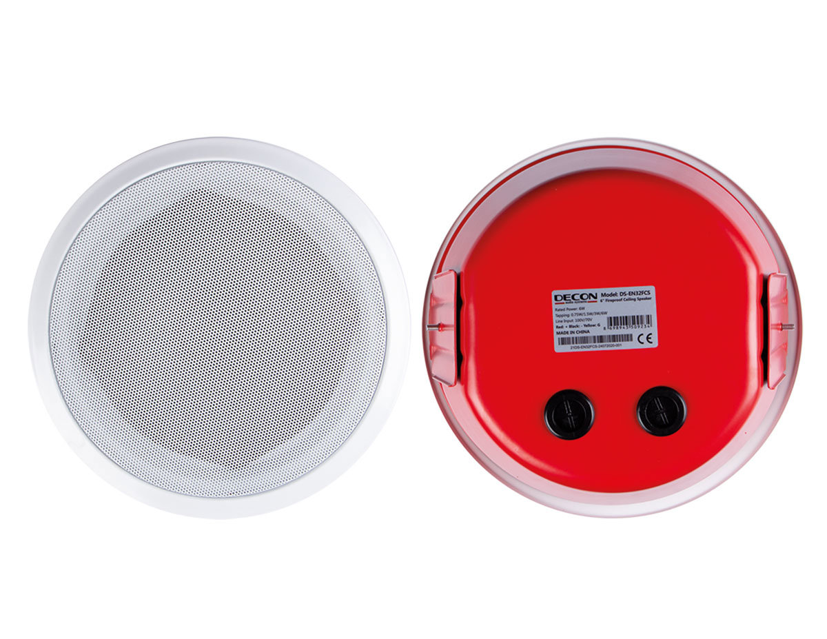 DS-EN32FCS Tavan Hoparlörü 6,5" Fire Proof 1,5-3-6 Watt