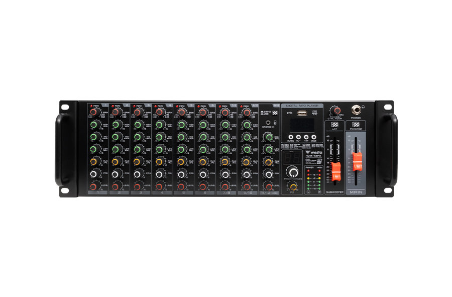 WM-12FXR Rackmount 12 Kanal Mikser
