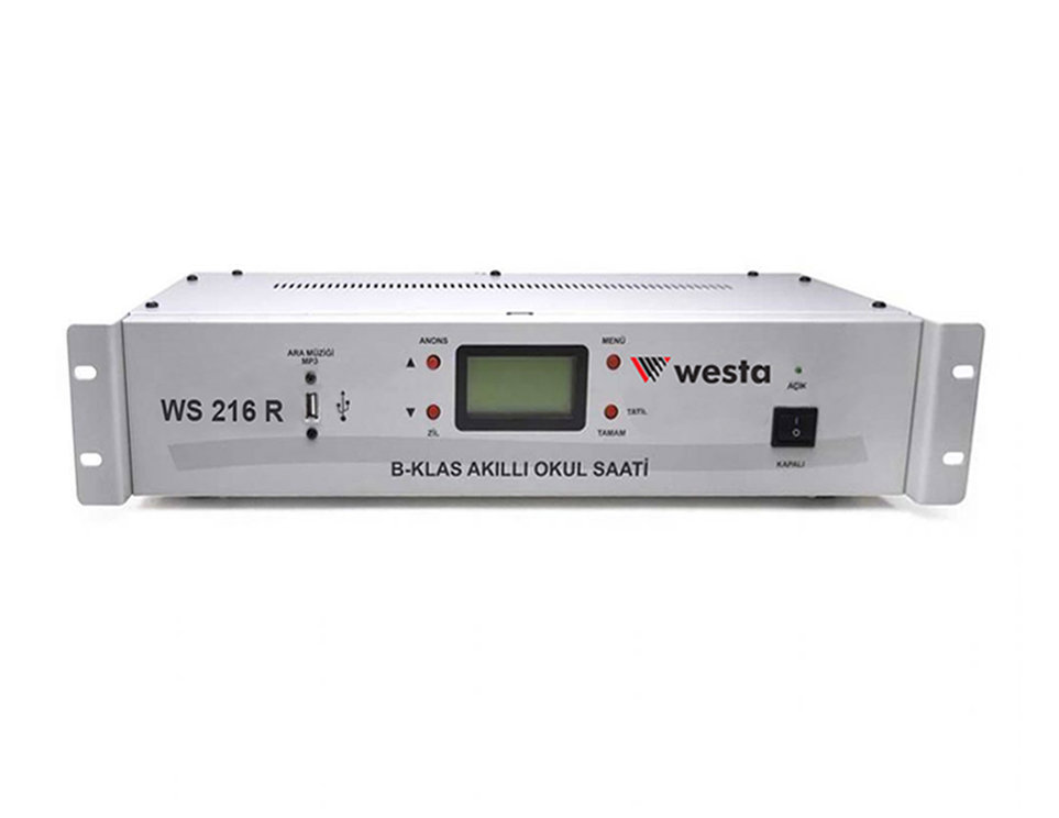 WS-216 R B Klas Akıllı Okul Zil Saati