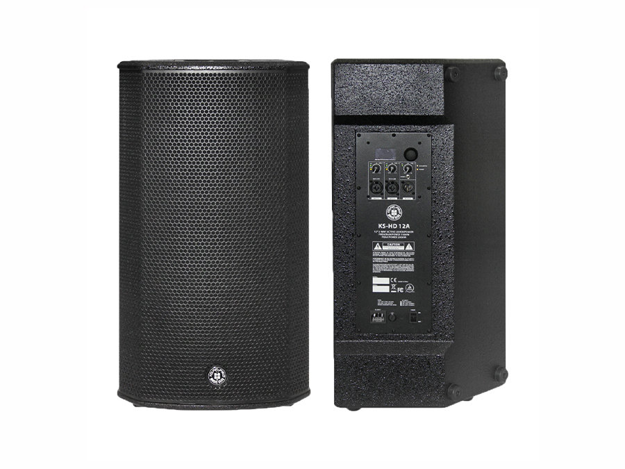 KS HD12A - 12" 2 Yollu Aktif Hoparlör - 2000/4000 Watt