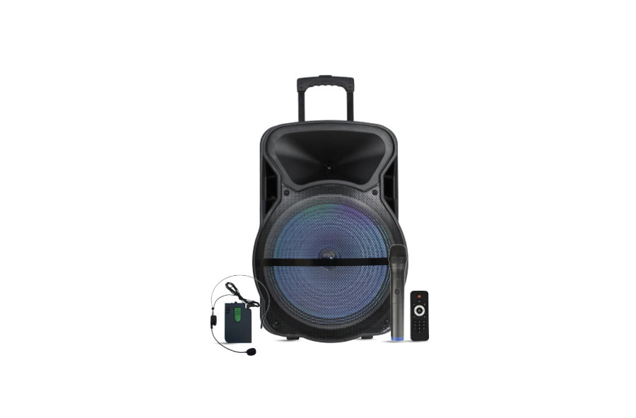 WAP-15503ET - 15" Aktif Portatif Ses Sistemi (1XEl+1XHeadset)