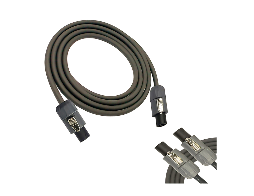 SBC-167K-10M - Black 16 AWG  SPEAKER CABLE ,Speaker plu