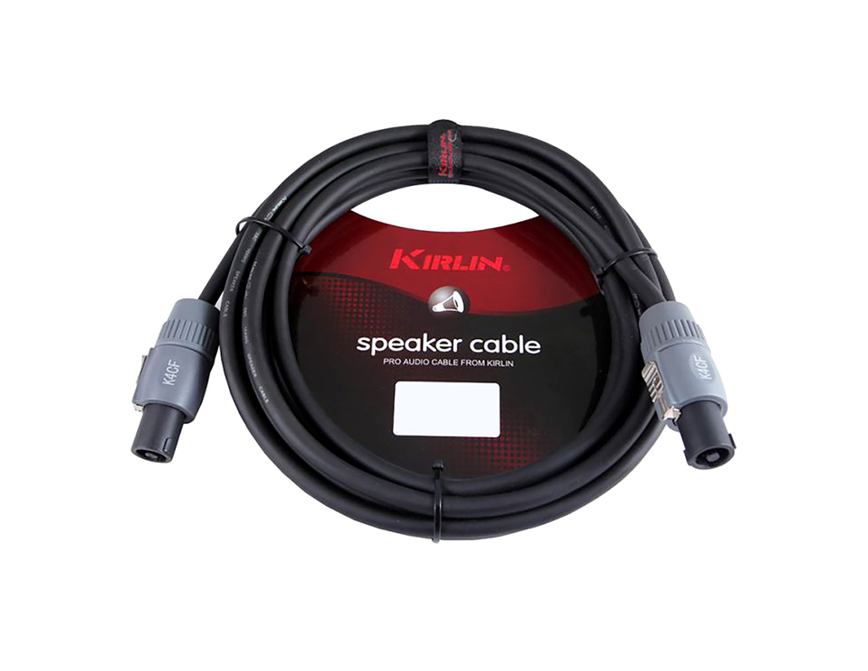 SBC-167K-20M - Black 16 AWG  SPEAKER CABLE ,Speaker plug F t