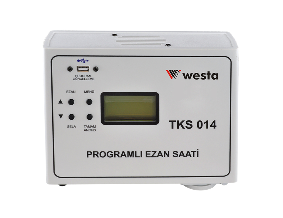 WS-014 - Duvar Tipi Programlı Ezan Saati