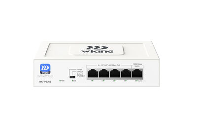 Wiking - WK-PS305 4 Port Gigabit + 2 Port Gigabit Uplink POE Switch