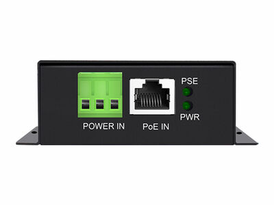 Wi-Tek - WI-POE90X - 2*1000Mbps RJ45 Ports with 1*24V PoE IN, 1*48V PoE Out