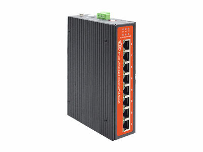 Wi-Tek - WI-PS208-I 8FE - Endüstriyel PoE Switch